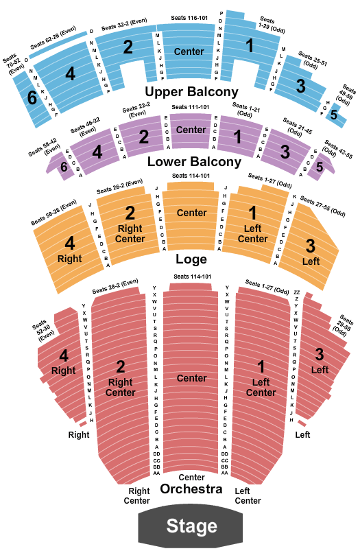Beacon Theatre Bill Burr Seating Chart